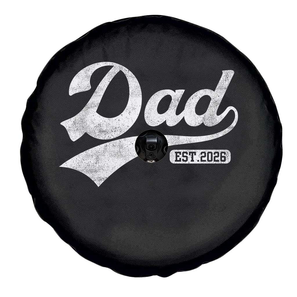 Dad Est 2026 Spare Tire Cover Funny New Dad Baby Announcement