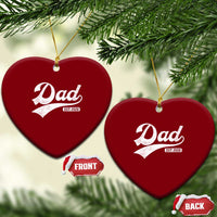 Dad Est 2026 Ceramic Ornament Funny New Dad Baby Announcement
