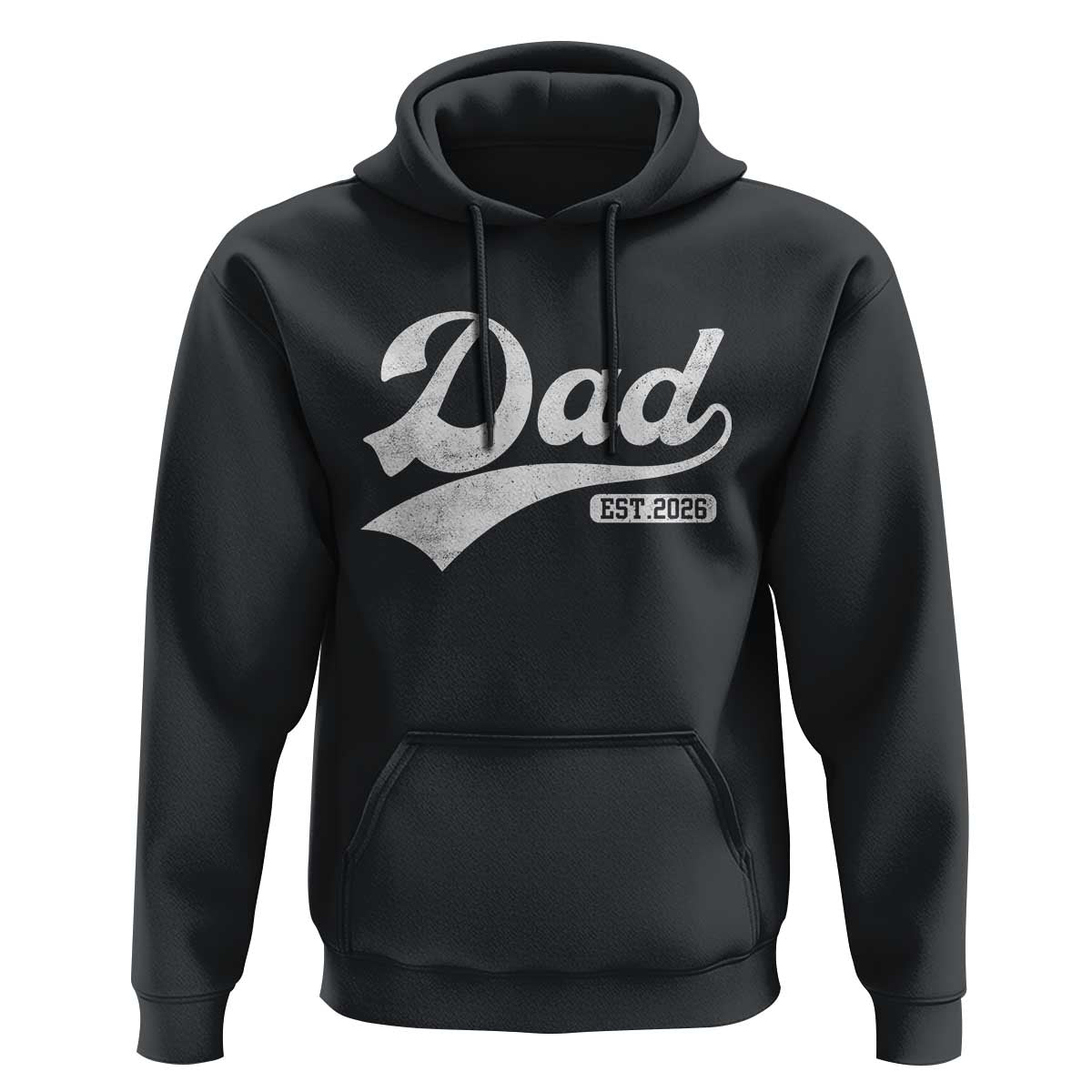 Dad Est 2026 Hoodie Funny New Dad Baby Announcement