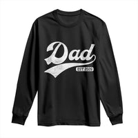 Dad Est 2026 Long Sleeve Shirt Funny New Dad Baby Announcement