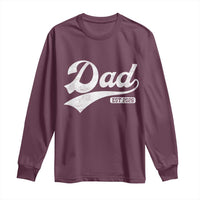 Dad Est 2026 Long Sleeve Shirt Funny New Dad Baby Announcement