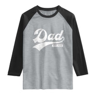 Dad Est 2026 Raglan Shirt Funny New Dad Baby Announcement