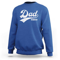 Dad Est 2026 Sweatshirt Funny New Dad Baby Announcement