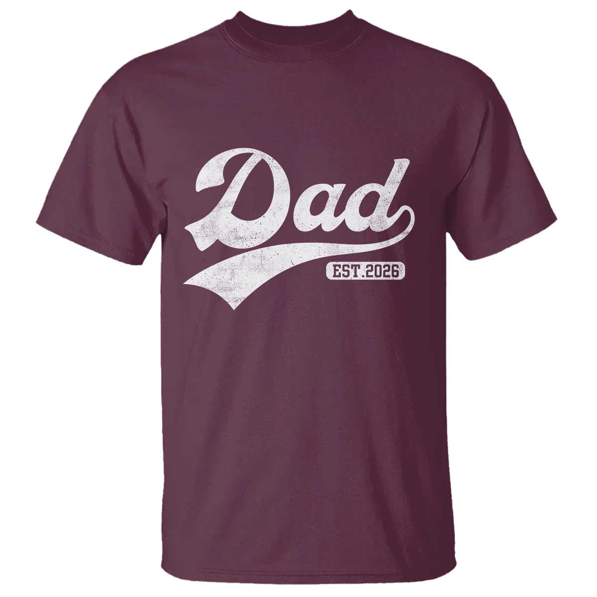 Dad Est 2026 T Shirt Funny New Dad Baby Announcement