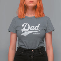 Dad Est 2026 T Shirt For Women Funny New Dad Baby Announcement