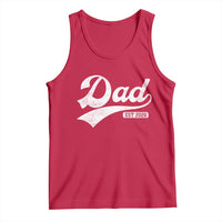 Dad Est 2026 Tank Top Funny New Dad Baby Announcement