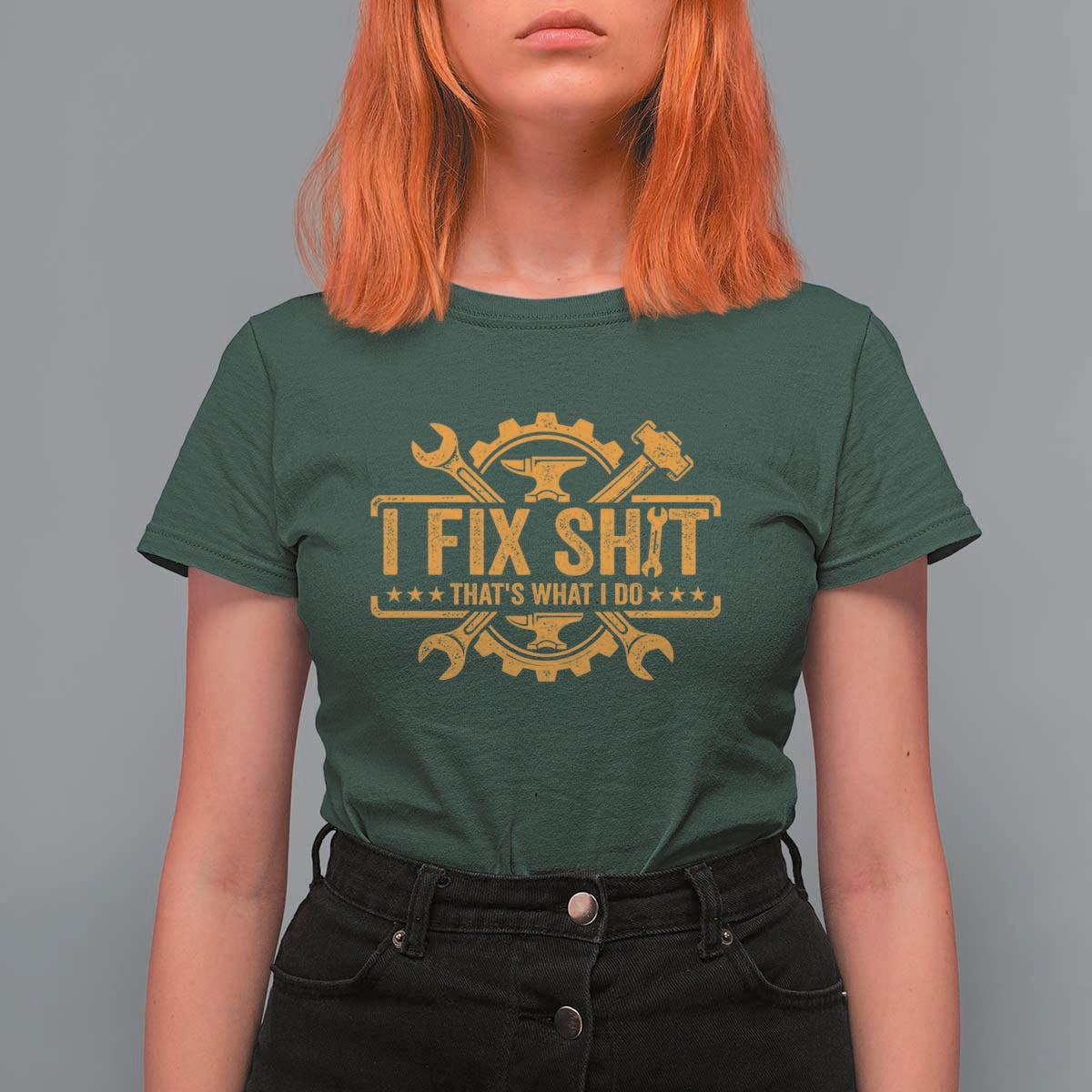 I Fix Shit Thats What I Do T Shirt For Women Funny Work Fathers Day