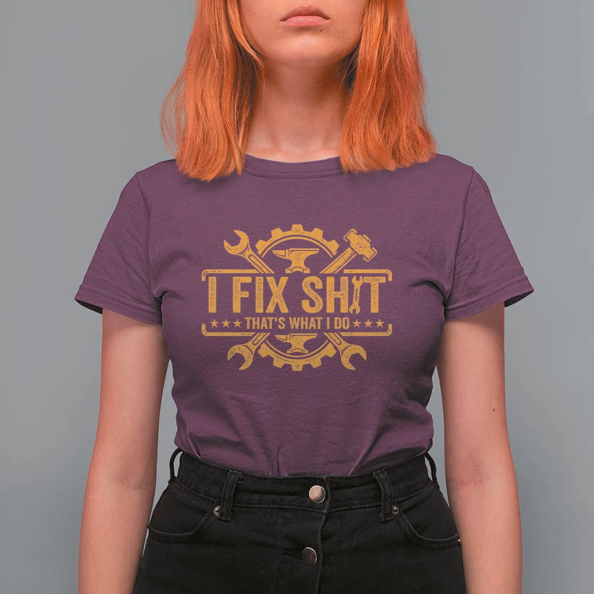 I Fix Shit Thats What I Do T Shirt For Women Funny Work Fathers Day