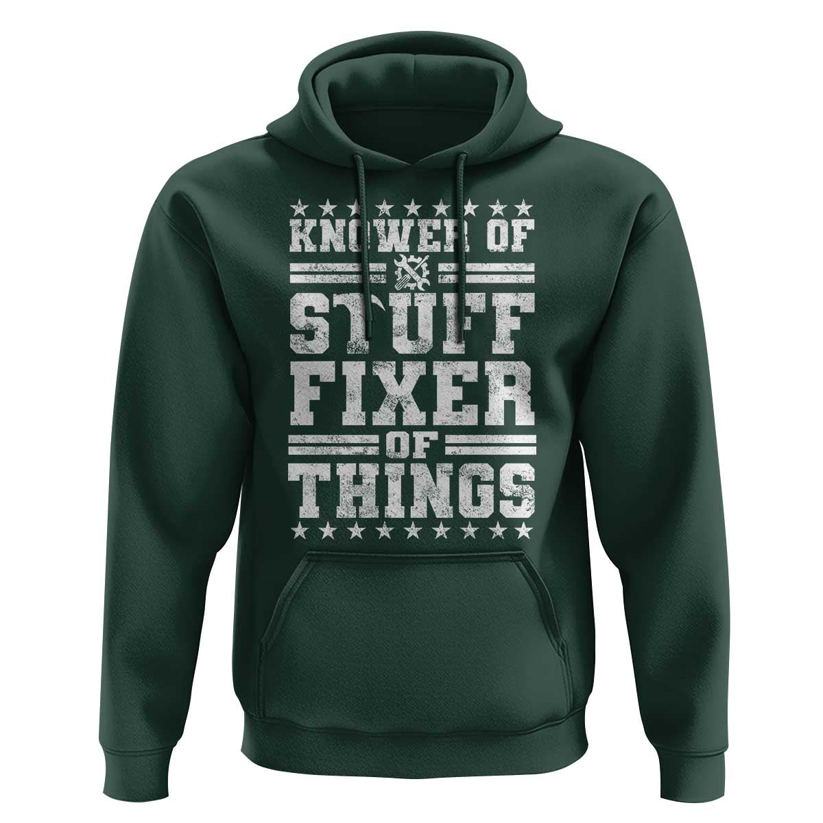 Knower Of Stuff Fixer Of Things Hoodie Funny Handyman Mechanic Dad