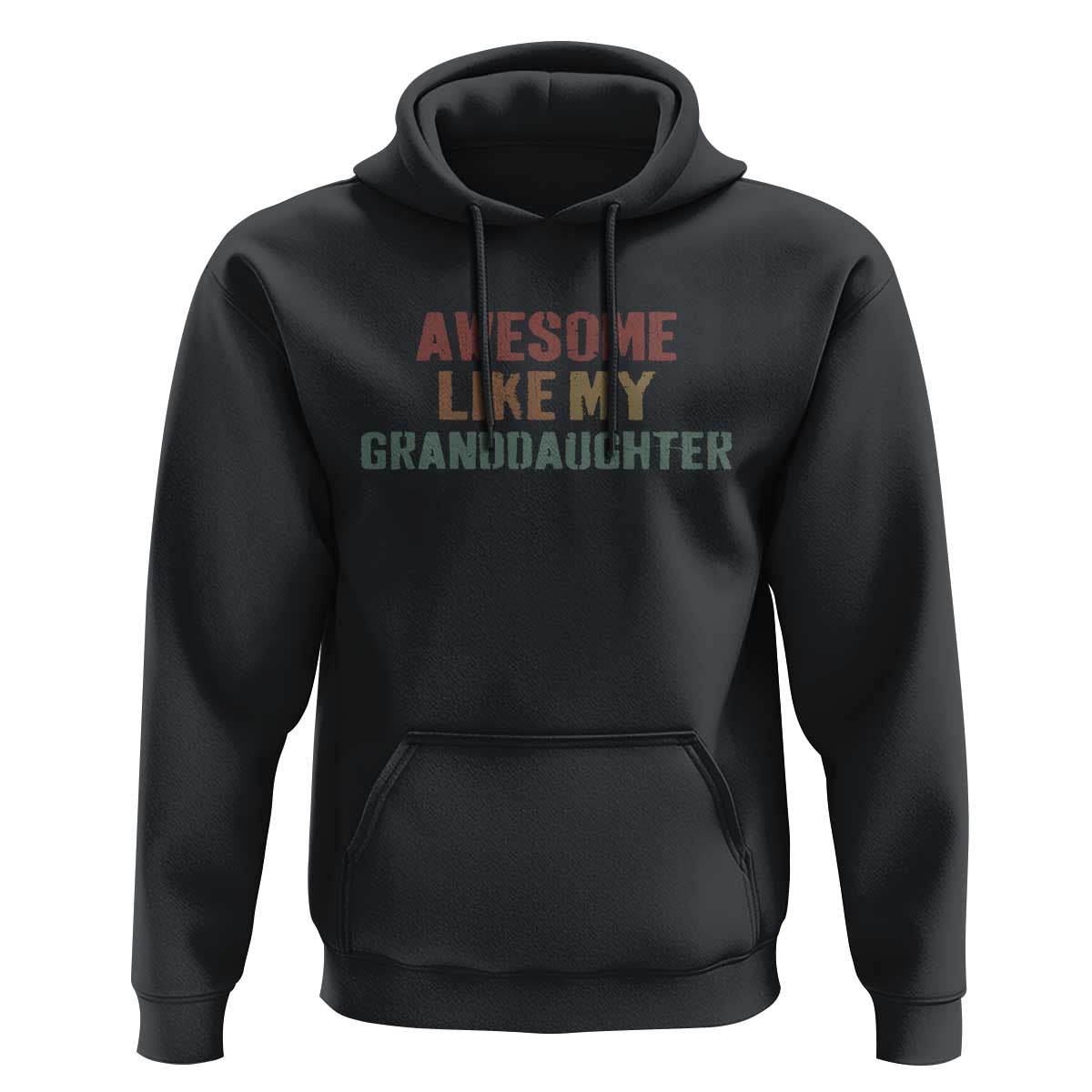 Awesome Like My Granddaughter Hoodie Funny Proud Grandparents