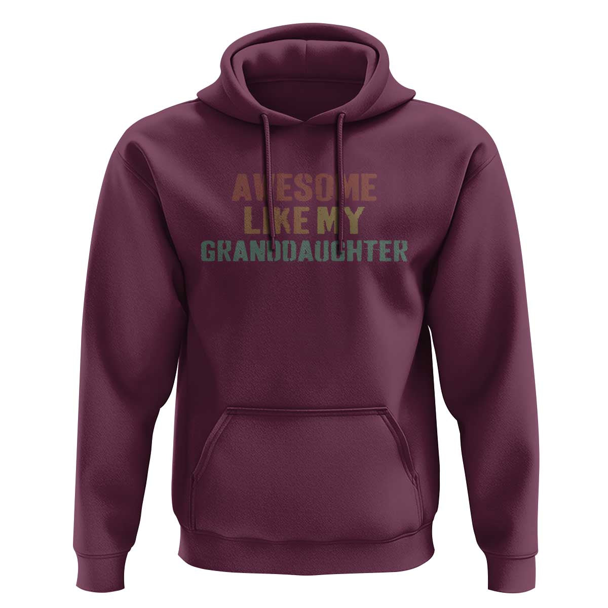 Awesome Like My Granddaughter Hoodie Funny Proud Grandparents