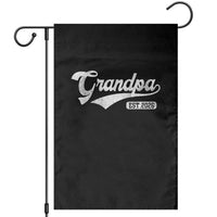 Grandpa Est 2026 Garden Flag New Grandpa Paternity Father's Day