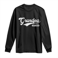 Grandpa Est 2026 Long Sleeve Shirt New Grandpa Paternity Father's Day