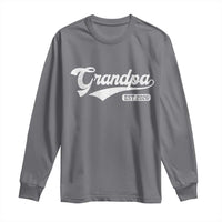 Grandpa Est 2026 Long Sleeve Shirt New Grandpa Paternity Father's Day