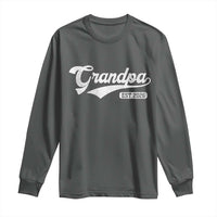 Grandpa Est 2026 Long Sleeve Shirt New Grandpa Paternity Father's Day