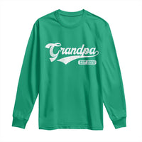 Grandpa Est 2026 Long Sleeve Shirt New Grandpa Paternity Father's Day