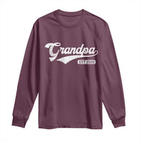 Grandpa Est 2026 Long Sleeve Shirt New Grandpa Paternity Father's Day