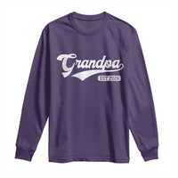 Grandpa Est 2026 Long Sleeve Shirt New Grandpa Paternity Father's Day