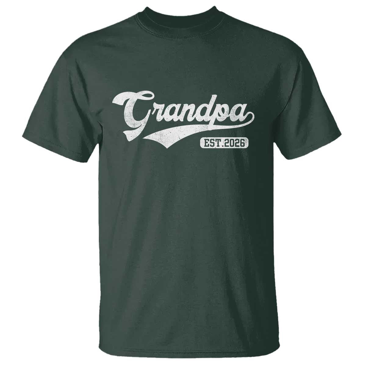 Grandpa Est 2026 T Shirt New Grandpa Paternity Father's Day
