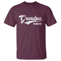 Grandpa Est 2026 T Shirt New Grandpa Paternity Father's Day