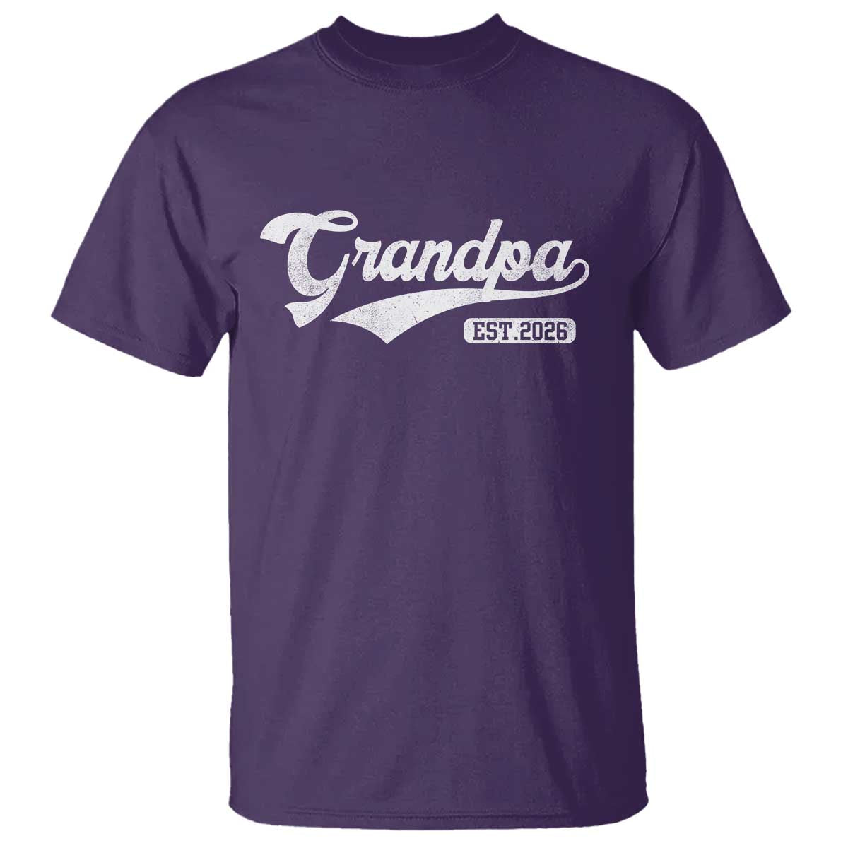 Grandpa Est 2026 T Shirt New Grandpa Paternity Father's Day