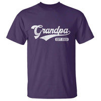 Grandpa Est 2026 T Shirt New Grandpa Paternity Father's Day