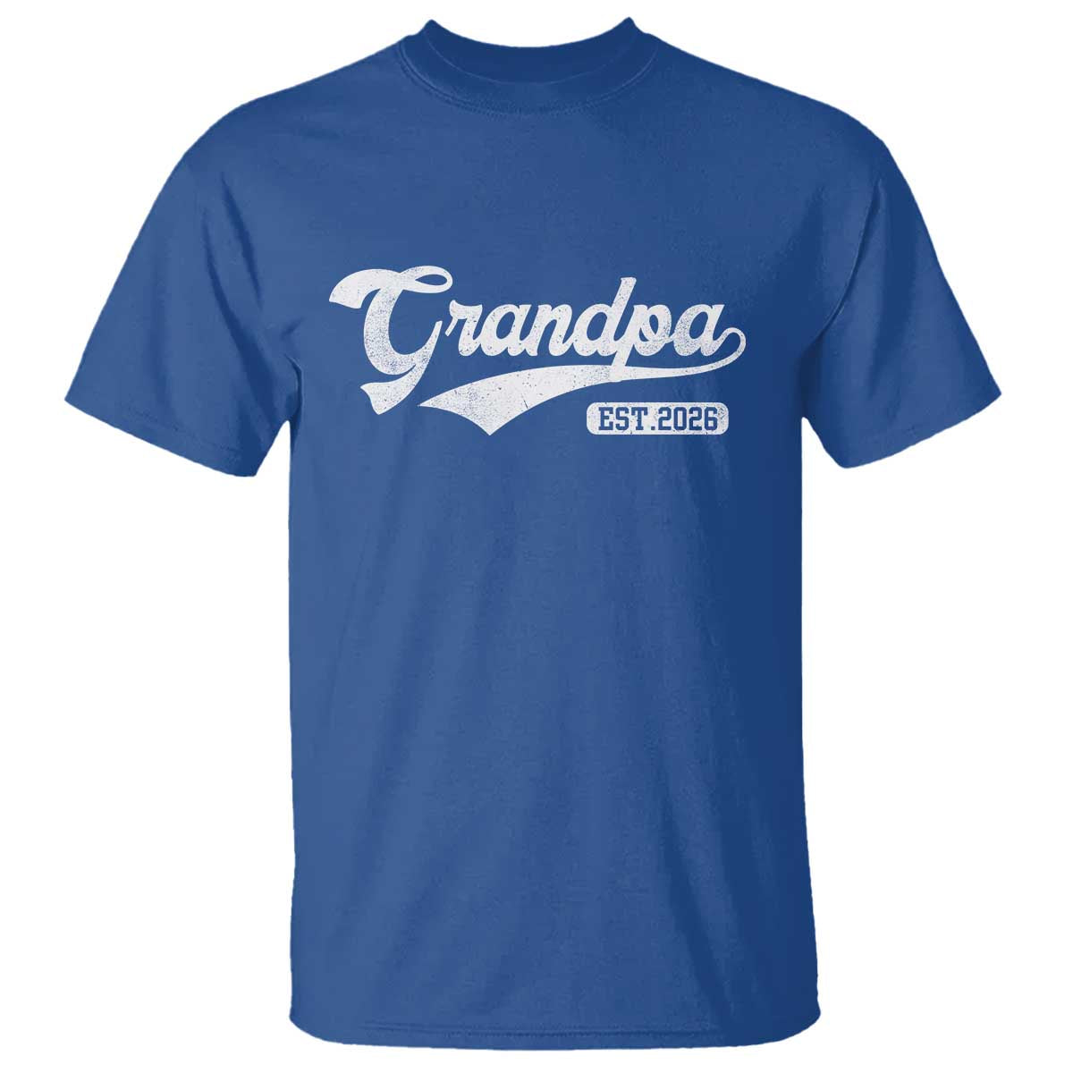 Grandpa Est 2026 T Shirt New Grandpa Paternity Father's Day