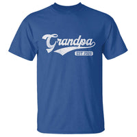 Grandpa Est 2026 T Shirt New Grandpa Paternity Father's Day