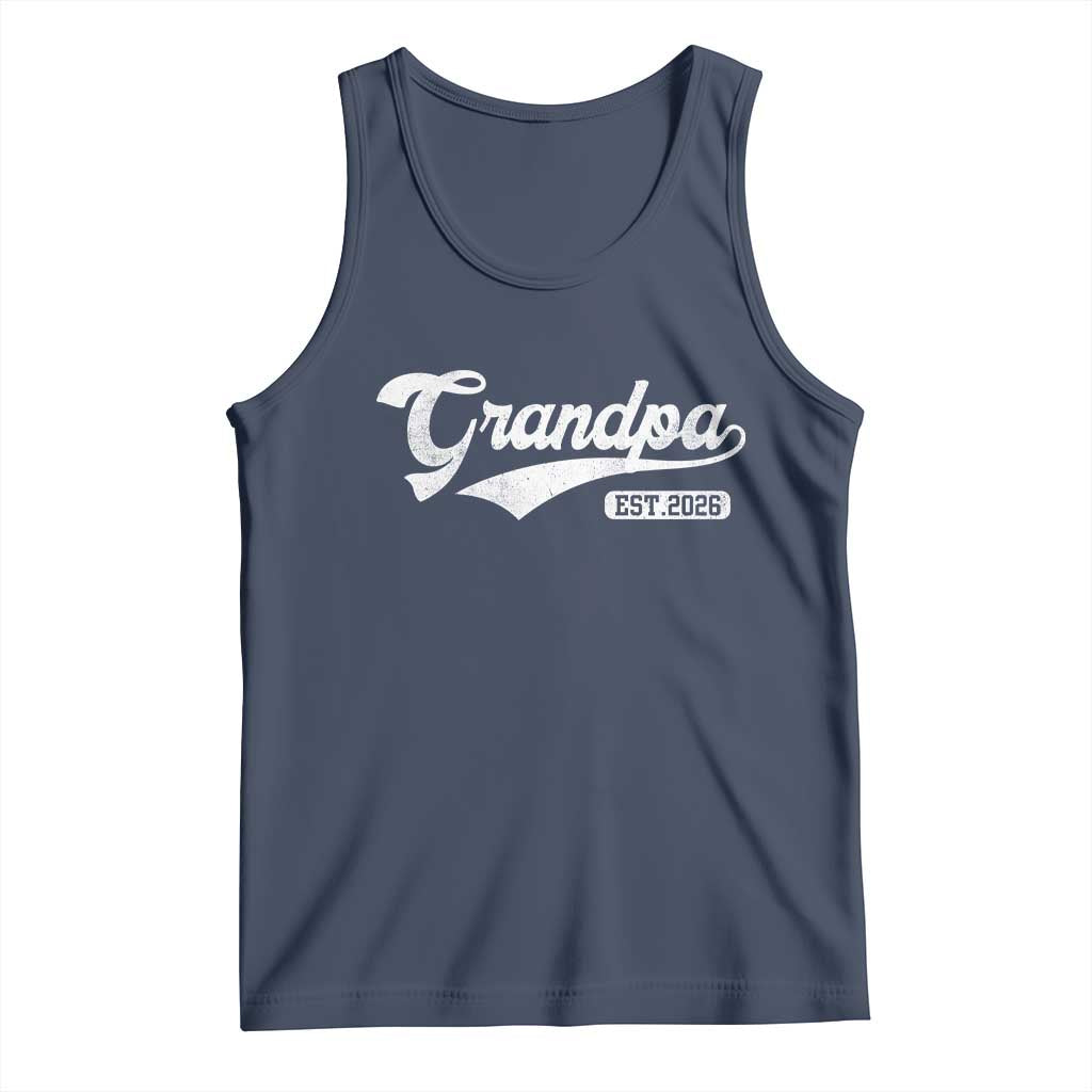 Grandpa Est 2026 Tank Top New Grandpa Paternity Father's Day