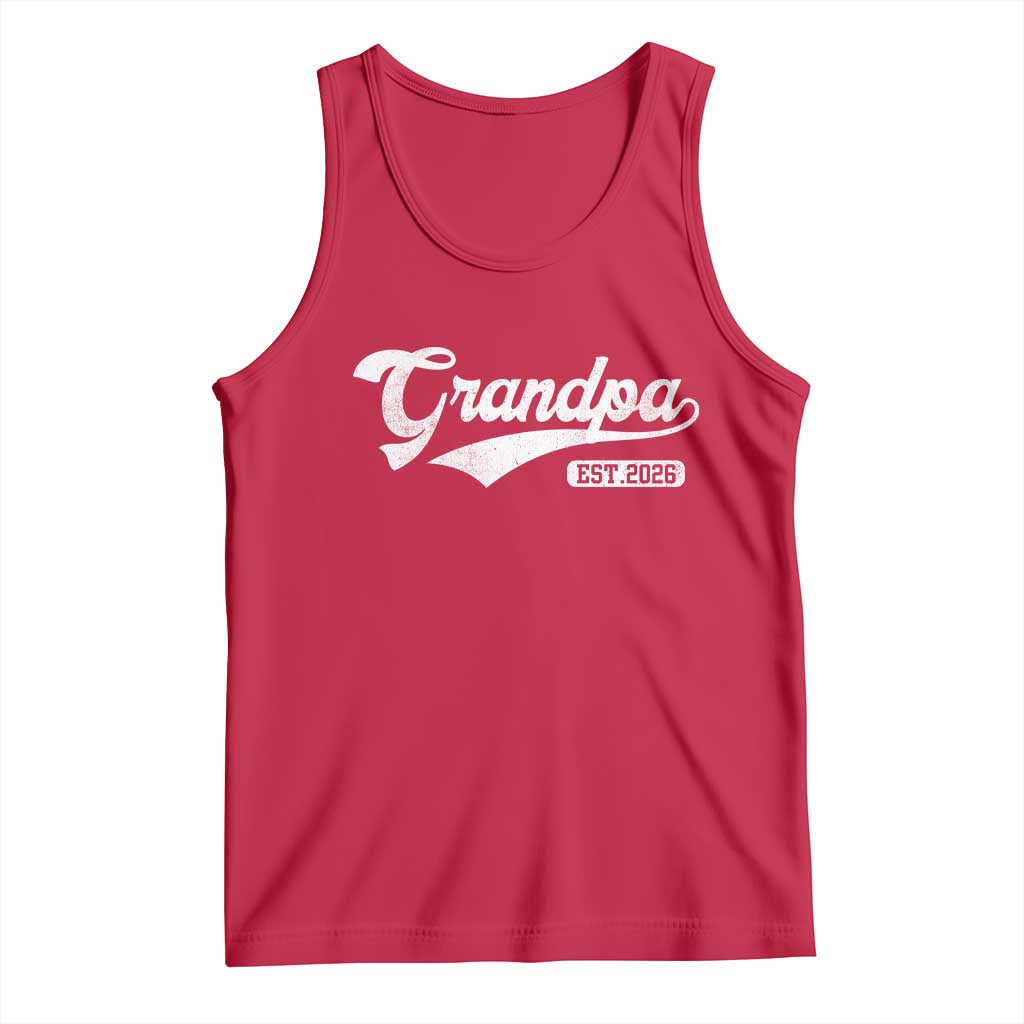 Grandpa Est 2026 Tank Top New Grandpa Paternity Father's Day