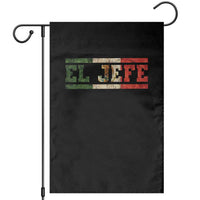 El Jefe Garden Flag Funny Mexican Boss Spanish Slang