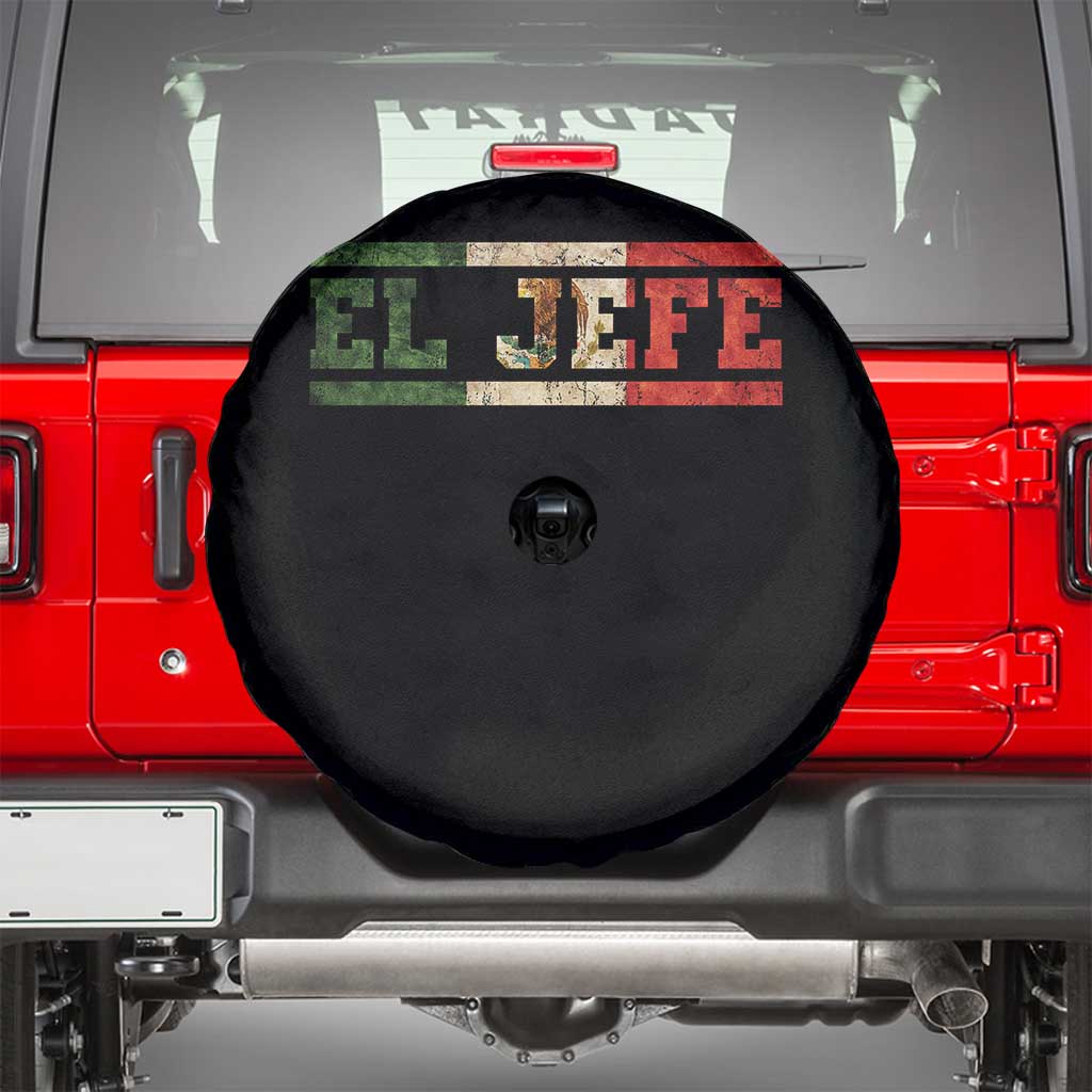 El Jefe Spare Tire Cover Funny Mexican Boss Spanish Slang