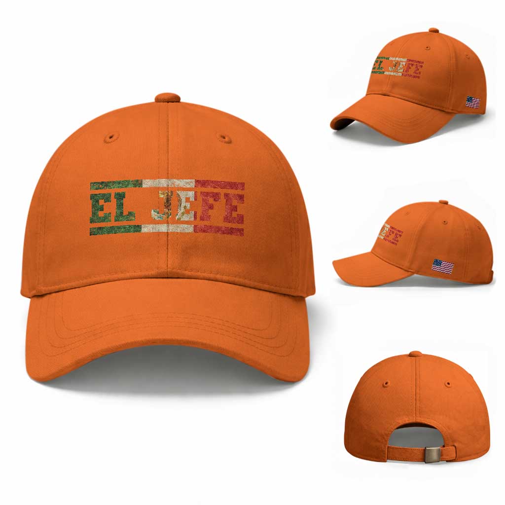 El Jefe Baseball Cap Funny Mexican Boss Spanish Slang