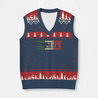 El Jefe V-Neck Knit Sweater Vest Funny Mexican Boss Spanish Slang