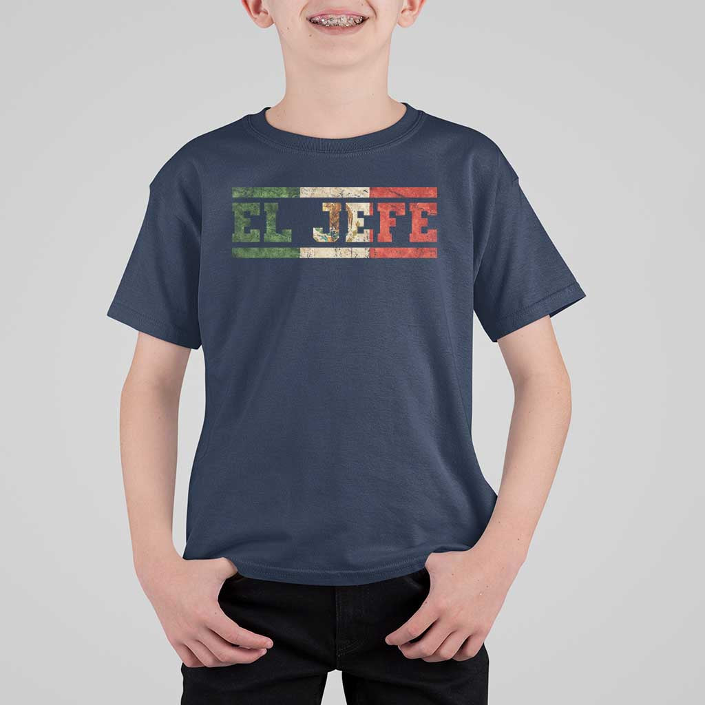 El Jefe T Shirt For Kid Funny Mexican Boss Spanish Slang