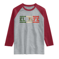 El Jefe Raglan Shirt Funny Mexican Boss Spanish Slang