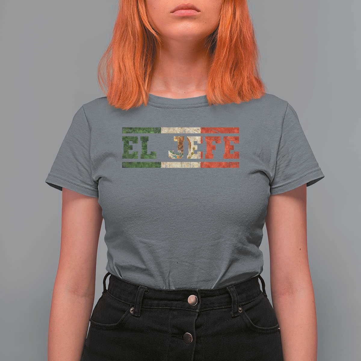 El Jefe T Shirt For Women Funny Mexican Boss Spanish Slang