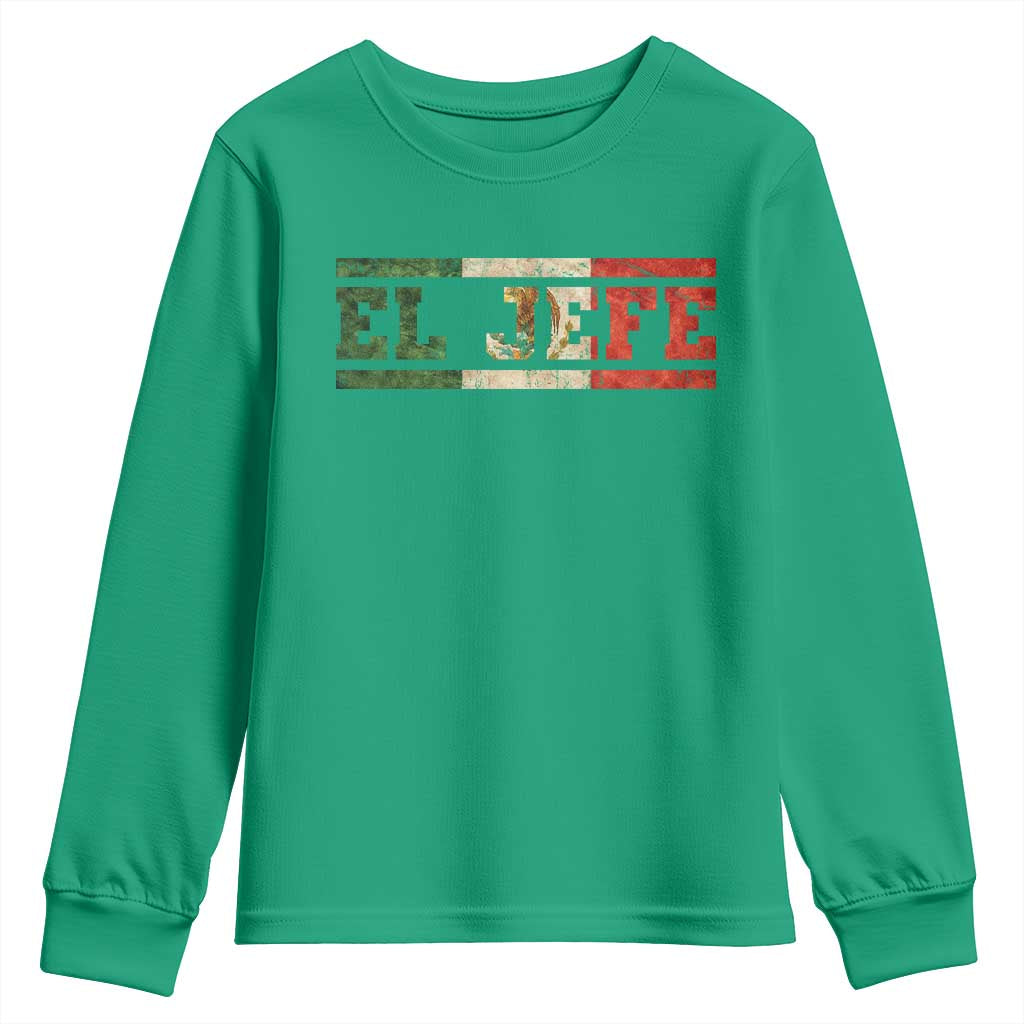 El Jefe Youth Sweatshirt Funny Mexican Boss Spanish Slang