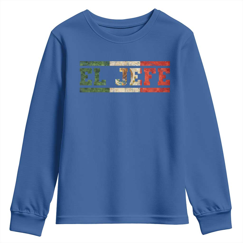 El Jefe Youth Sweatshirt Funny Mexican Boss Spanish Slang