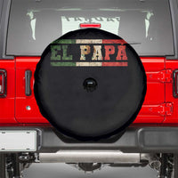 El Papa Funny Mexican Dad Spare Tire Cover Mexico Vintage Flag Father's Day