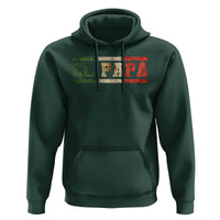 El Papa Funny Mexican Dad Hoodie Mexico Vintage Flag Father's Day