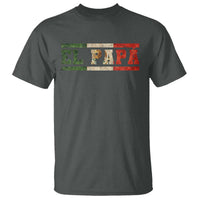El Papa Funny Mexican Dad T Shirt Mexico Vintage Flag Father's Day