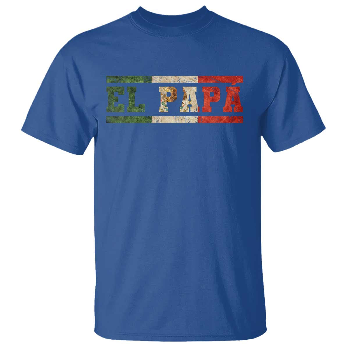 El Papa Funny Mexican Dad T Shirt Mexico Vintage Flag Father's Day