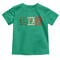 El Papa Funny Mexican Dad Toddler T Shirt Mexico Vintage Flag Father's Day