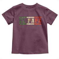 El Papa Funny Mexican Dad Toddler T Shirt Mexico Vintage Flag Father's Day