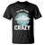 Funny Paper Plane T Shirt I'm Just Plane Crazy Pilots - Wonder Print Shop