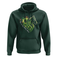 Horse Racing Hoodie This Is My Lucky Shirt Equestrian Four Leaf Clover - Wonder Print Shop