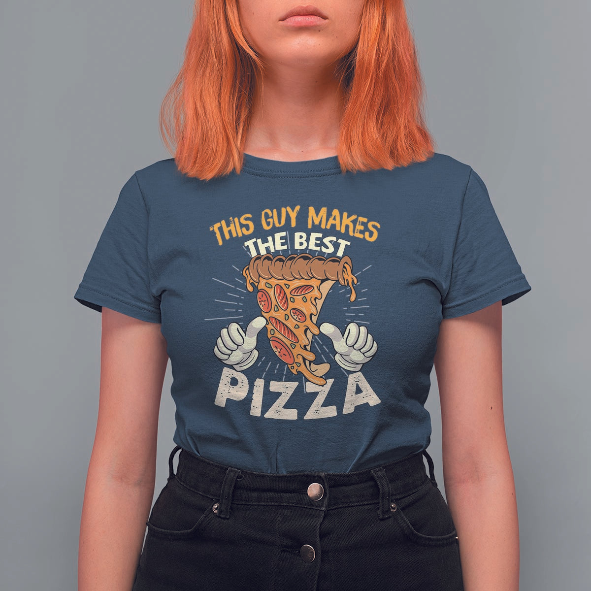 Pizza Baker T Shirt For Women This Guy Makes The Best Pizza Food Lover - Wonder Print Shop