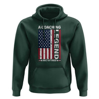 A Coaching Legend Has Retired Hoodie Vintage American Flag - Wonder Print Shop