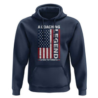 A Coaching Legend Has Retired Hoodie Vintage American Flag - Wonder Print Shop